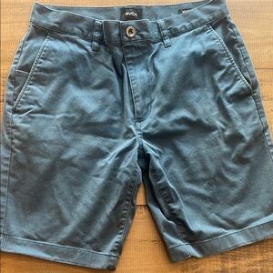 RVCA Men's Chino Blue Shorts